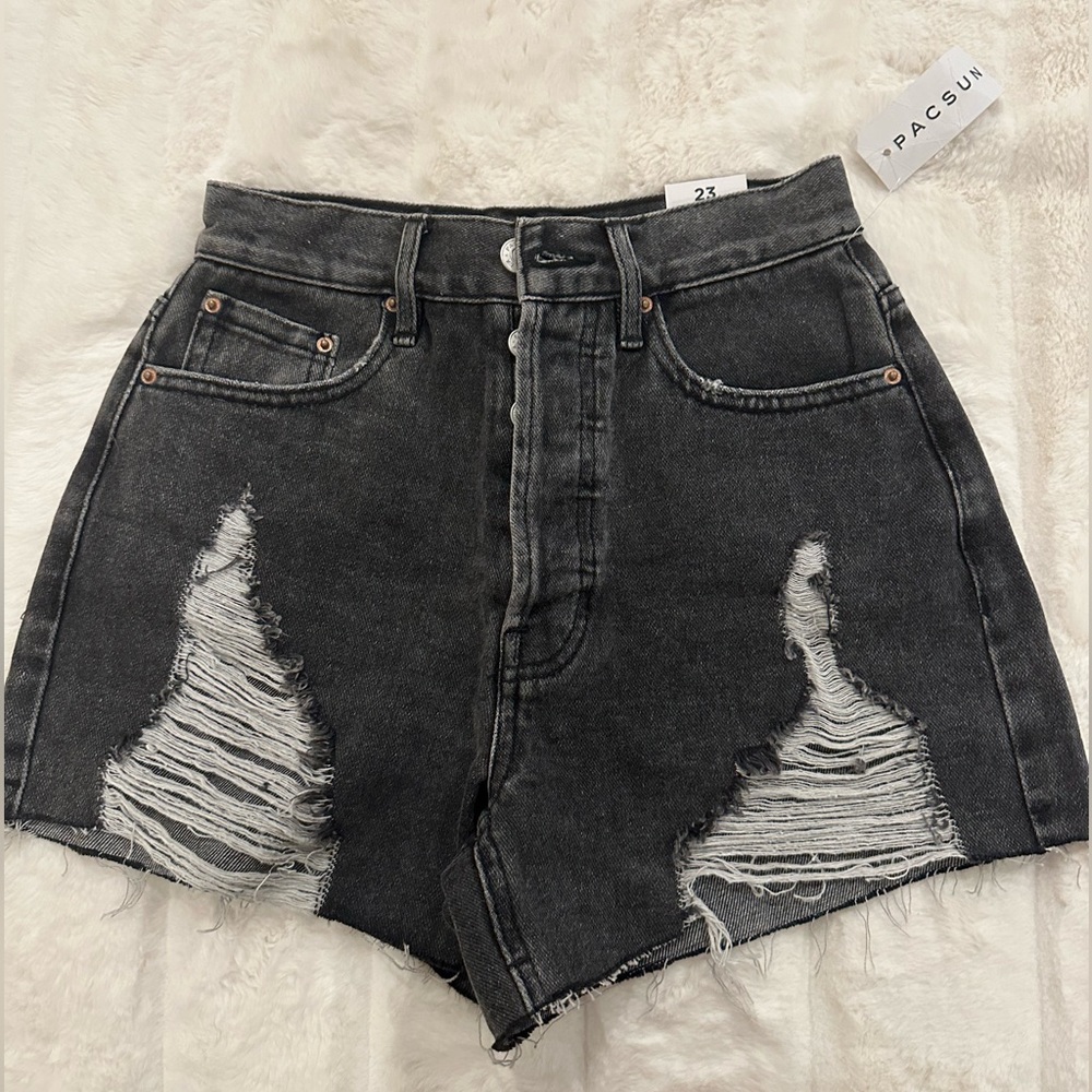 pacsun black shorts